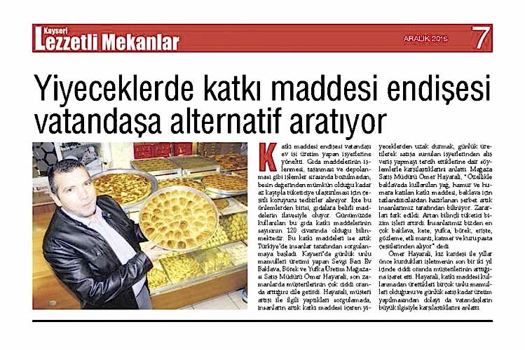 Lezzetli Mekanlar Dergisi 1. Sayısındayız